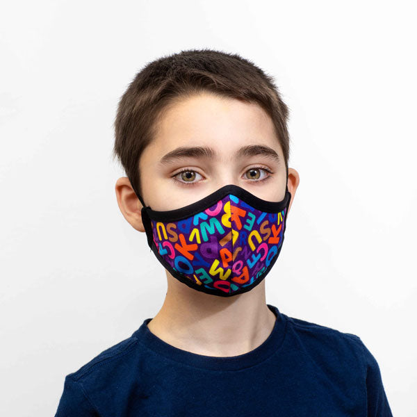 Mascarilla Higiénica Reutilizable Modelo Letras