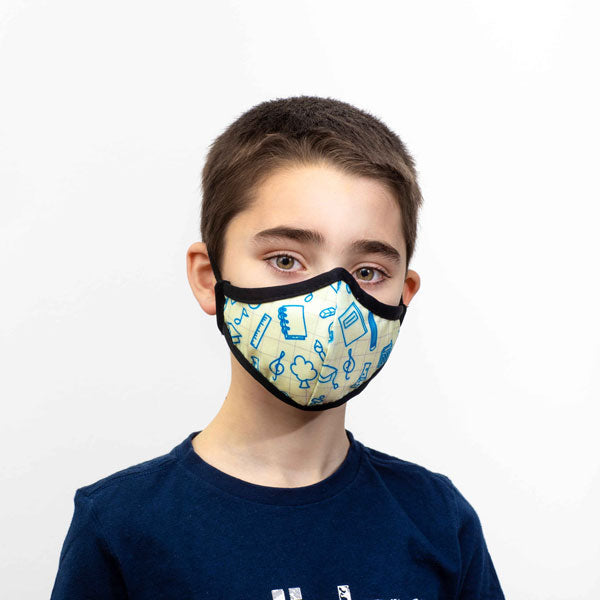 Mascarilla Higiénica Reutilizable Modelo Colegio
